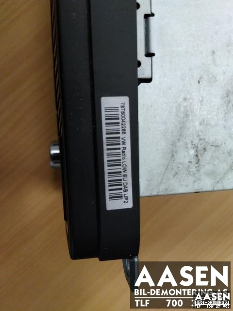 Bilstereo til VW Passat 2011-2015 (B7) (B7) (BOSCH|1K0 035 186 AP|)