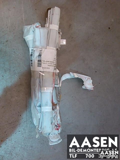 Airbag gardin høyre til Toyota Yaris, 2012-2014 (Type III, Fase 1)  
