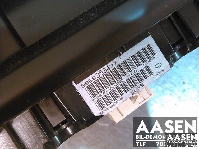 Instrumentpanel til Citroën C3, Picasso 2009-2017  (9666353477|)