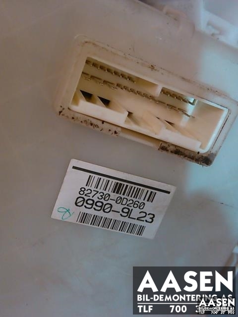 Styreenhet diverse til Toyota Yaris 2009-2011 (Type II, Fase 2) (82730-0D260|)
