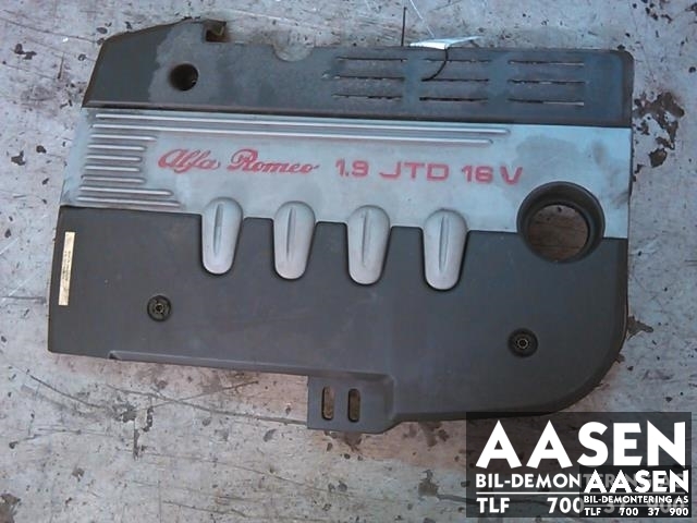 Motordeksel over motor til Alfa Romeo 147, 2001-2009  