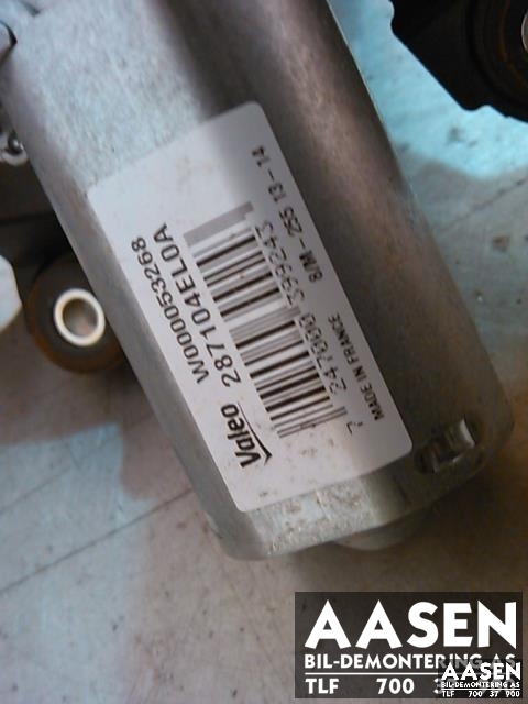 Viskermotor bakrute til Nissan Qashqai 2014-2021 (Type II)  (VALEO|287104EL0A|)