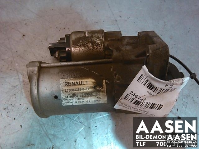 Starter diesel til Nissan Qashqai, 2014-2021 (Type II)  (BOSCH|233003359R-B)