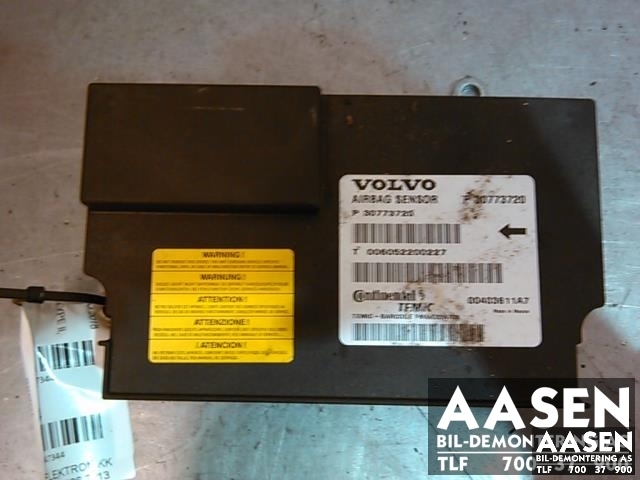 Airbag elektronikk til Volvo S80, 2006-2013 (Type II, Fase 1)  (P30773720)