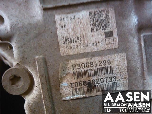 Girkasse automat til Volvo S80 2006-2013 (Type II, Fase 1) (AISIN|P30681296|36050307|30681296)