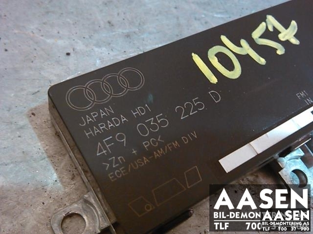 Styreenhet diverse til Audi A6 2005-2008 (Type III, Fase 1) (C6) (C6) (4F9035225D|)