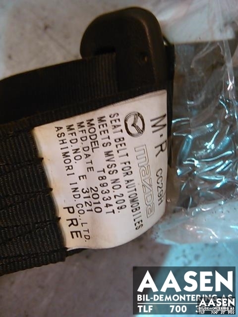 Sikkerhetsbelte foran venstre til Mazda 5 2011-2015 (Type II) (T89334T|)