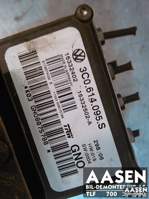 ABS sentral til VW Passat 2005-2010 (B6) (B6) (TRW|3C0 614 095 S|)