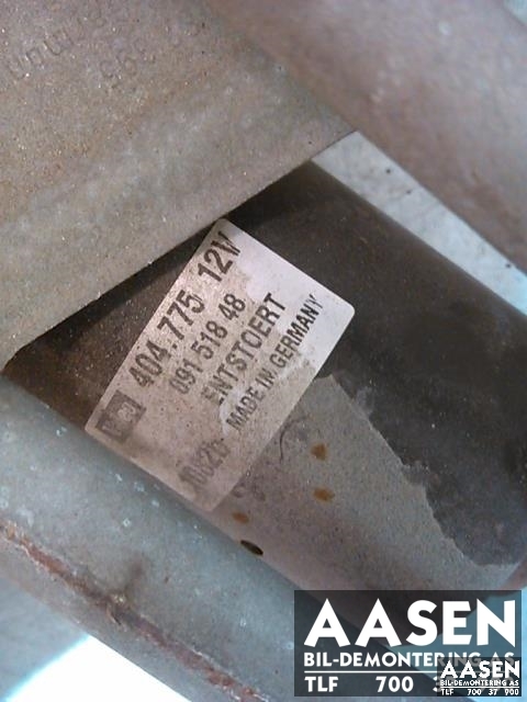 Viskermotor frontrute til Volvo S60 2000-2004 (Type I, Fase 1)  (VALEO|09151848|)