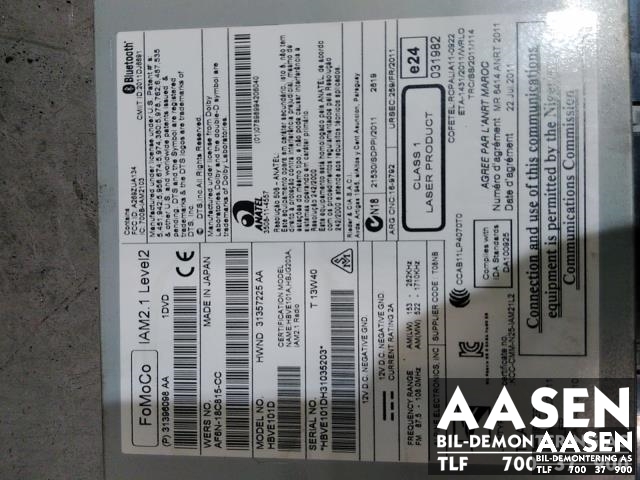 Bilstereo, med DAB til Volvo V40 2012-2019 (ANATEL|31396098|)