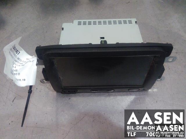Bilstereo, med DAB til Renault Captur 2013-2020 (Type I) (281150198R|)