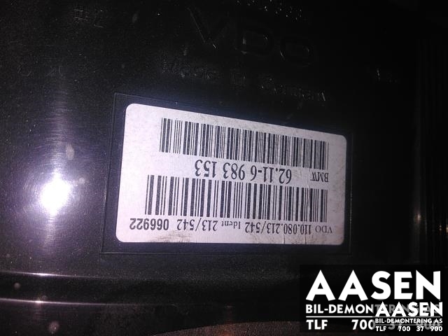 Instrumentpanel til BMW 5-Serie 2003-2010 (E60/E61) (E60/E61) (62 11 9 135 254|)