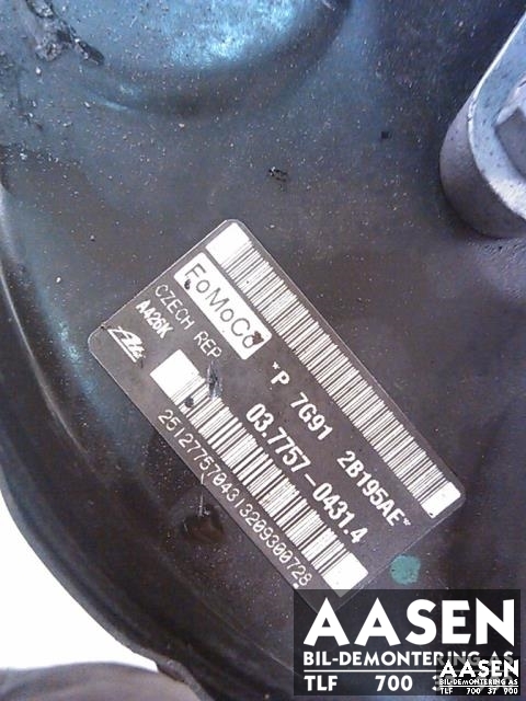 Bremsekraft-forsterker til Ford Mondeo 2007-2010 (Type IV, Fase 1) (ATE|1709419|7G91 2B195AE|)
