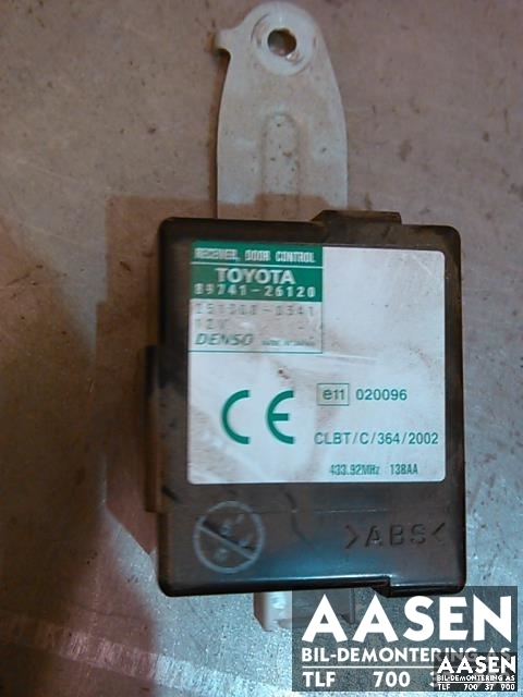 Styreenhet diverse til Toyota Hiace, 2007-2012 (Fase 3)  (DENSO|89741-26120)
