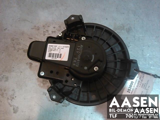 Varmeapparat motor til Toyota Auris, 2007-2010 (Type I, Fase 1)  (DENSO|AV272700-8103)
