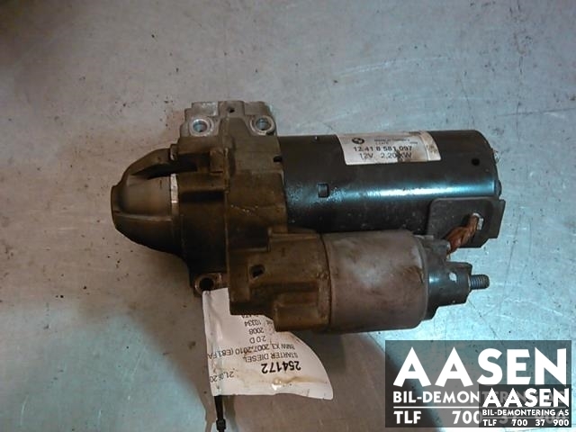 Starter diesel til BMW X3, 2007-2010 (Fase 2) (E83) (E83) (12 41 8 581 097)