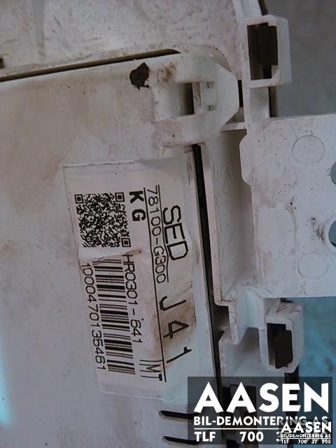 Instrumentpanel til Honda Accord 2003-2008 (Type VII) (78100-G300|78120SEDG32|)