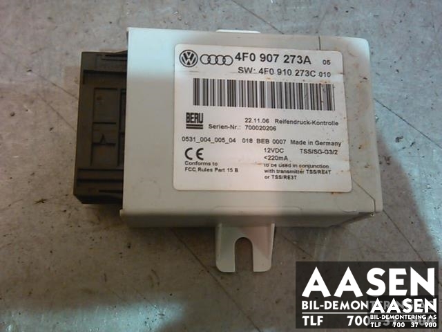 Styreenhet diverse til Audi A6, Allroad, 2006-2008 (Type II, Fase 1) (C6) (C6) (4F0907273A)