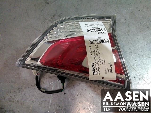 Baklykt venstre indre til Nissan X-Trail, 2014-2022 (T32) (T32) (265554CA1B)