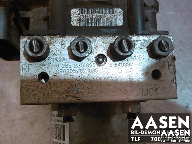 ABS sentral til Fiat 500 2008-2020  (BOSCH|71753049|0265230822|71753050)