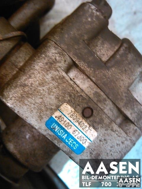 Servo pumpe mekanisk til Suzuki Grand Vitara 2005-2015 (Type III)  (UNISIA|49100 67J00|)