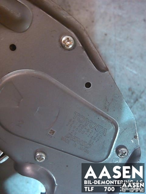 Viskermotor bakrute til Toyota Urban Cruiser 2009-2014  (DENSO|85130-52150|)