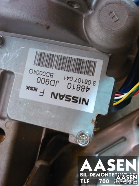 Rattaksel elektrisk servo til Nissan Qashqai 2007-2010 (Type I, Fase 1)  (48810 JD900|)