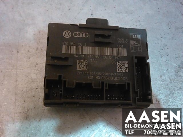 Styreenhet diverse til Audi A5 2007-2016 (Type I) (8T0959792J|)