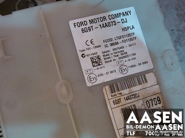 Sikringsboks til Ford S-Max 2006-2010 (Type I, Fase 1) (DELPHI|6G9T-14A073-DJ|)