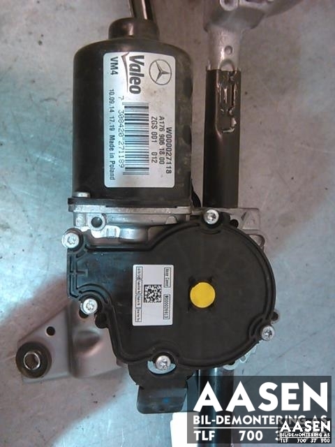 Viskermotor frontrute til Mercedes GLA, 2014-2020 (X156) (X156) (VALEO|A1769061800)
