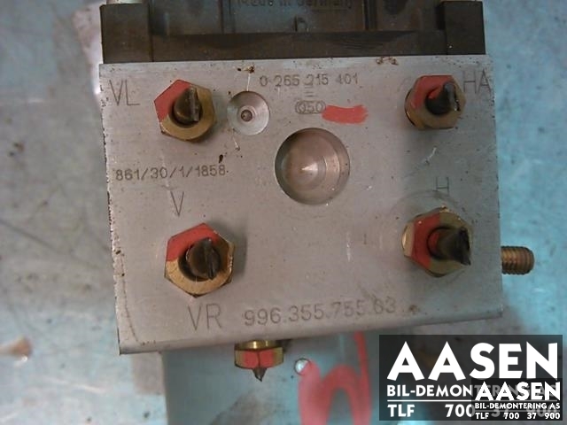 ABS sentral til Porsche Boxster 1997-2004 (986) (986) (BOSCH|996.355.755.03|0265215401|)