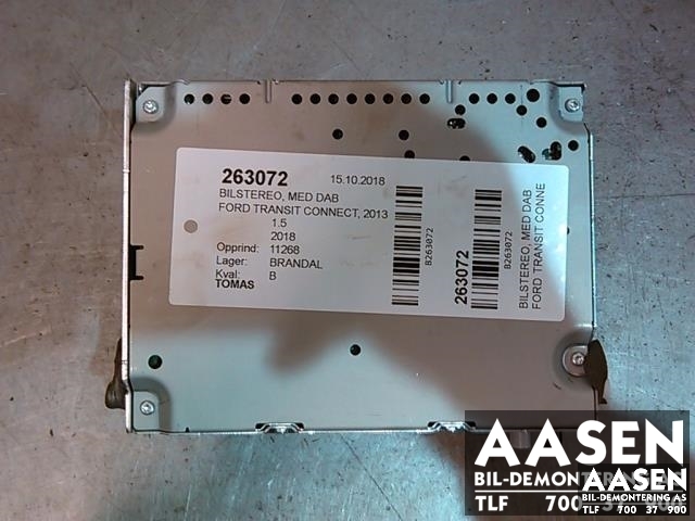 Bilstereo, med DAB til Ford Transit Connect, 2013-2018 Type II, Fase 1  (F1BT-18C815-HM)