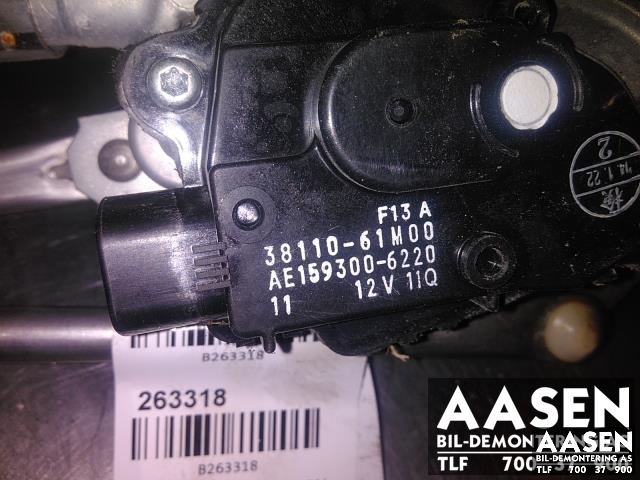 Viskermotor frontrute komplett m/overføring til Suzuki SX4 S-CROSS 2013-->> (Type II)  (38110-61M00|)