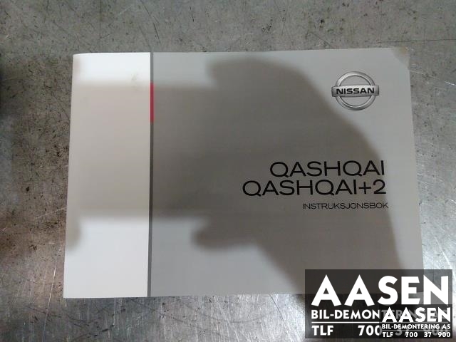Instruksjonsbok til Nissan Qashqai, 2010-2014 (Type I, Fase 2)  