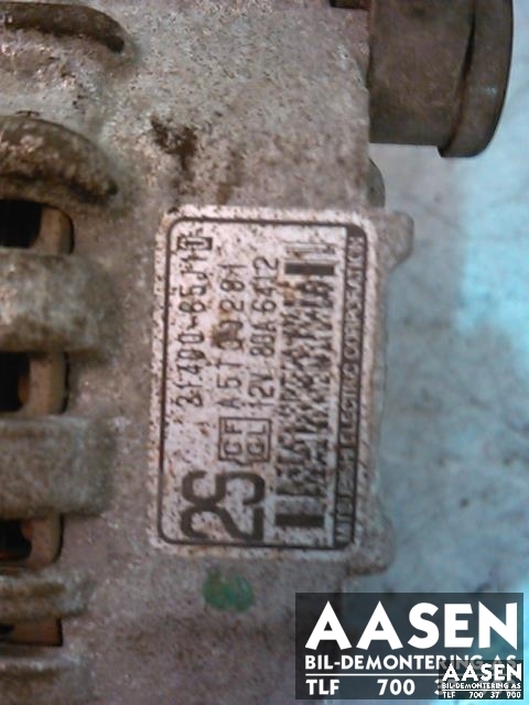 Dynamo til Suzuki Grand Vitara 2005-2015 (Type III) (MITSUBISHI|31400-85J10|)