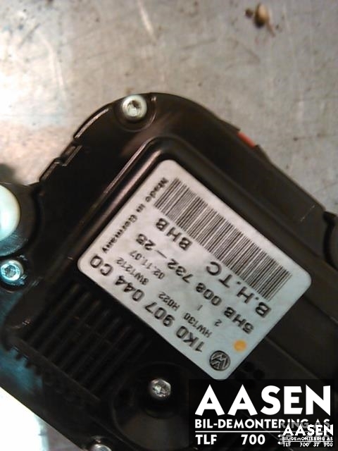 Varmeapparat betjening til VW Tiguan 2007-2011 (Type I, Fase 1) (1K0907044CQ|)