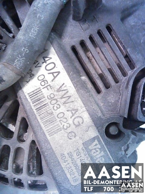 Dynamo diesel til VW Touran 2003-2006 (Type I, Fase 1)  (VALEO|06F 903 023 C|)