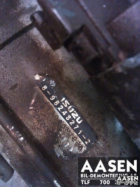 Starter diesel til Isuzu D-Max 2017-2020 (Type II, Fase 2) (DENSO|8-98243271-2|)
