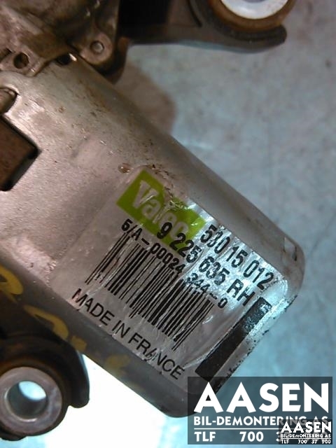 Viskermotor bakrute til Opel Combo C 2002-2011  (VALEO|9225635|)