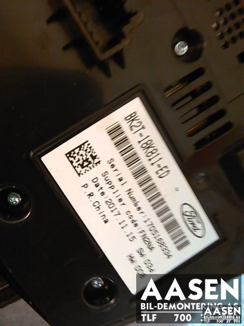 Bilstereo betjeningspanel til Ford Transit Connect 2013-2018 Type II, Fase 1  (BK2T-18K811-ED|)
