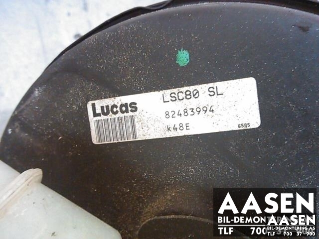 Bremsekraft-forsterker til Lancia Kappa 1994-2000  (LUCAS|82483994|)
