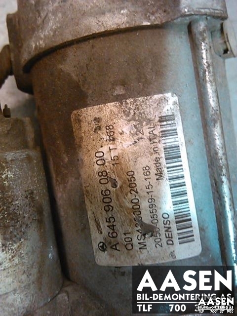 Starter diesel til Mercedes B-Klasse 2011-2018 (W246) (W246) (DENSO|A 645 906 08 00|)