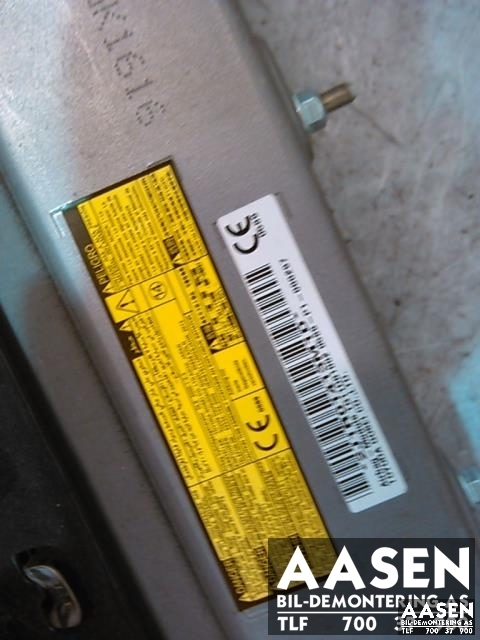 Airbag kne til Toyota Auris 2013-2015 (Type II, Fase 1)