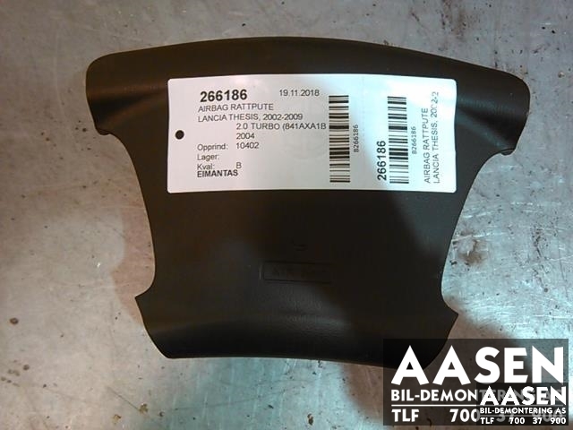 Airbag rattpute til Lancia Thesis, 2002-2009  