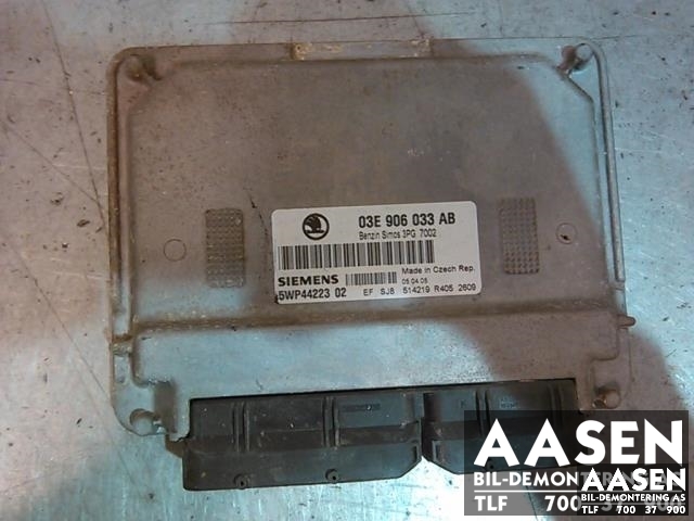 Styreenhet motor til Škoda Fabia, 2000-2007 (Type I)  (SIEMENS|03E906033AB)