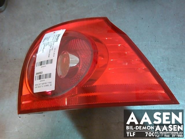 Baklykt høyre ytre til VW Golf V, Combi 2003-2008 (1K6 945 096 AA|)