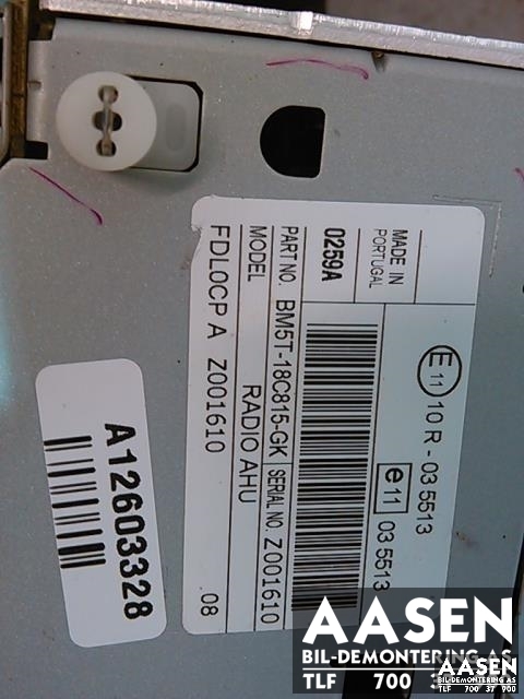 Styreenhet diverse til Ford Focus 2011-2014 (Type III, Fase 1) (BM5T-18C815-GK|)