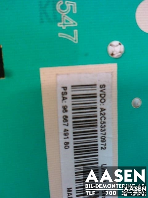 Instrumentpanel til Peugeot 207 2006-2012  (9666749180|6103 JL|)