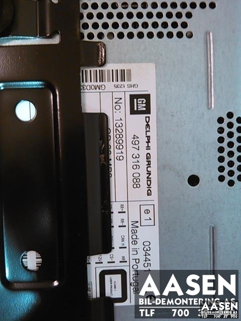 Bilstereo til Opel Corsa D 2006-2014 (13289919|)