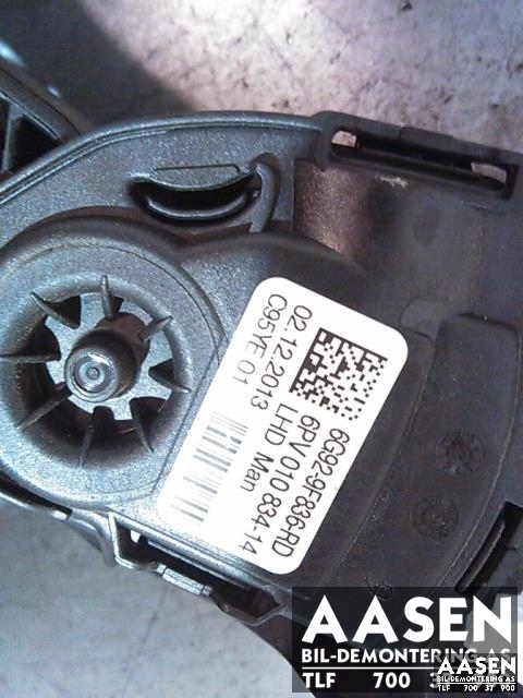 Pedal gass til Ford Mondeo 2011-2014 (Type IV, Fase 2)  (HELLA|6G92-9F836-RD|)